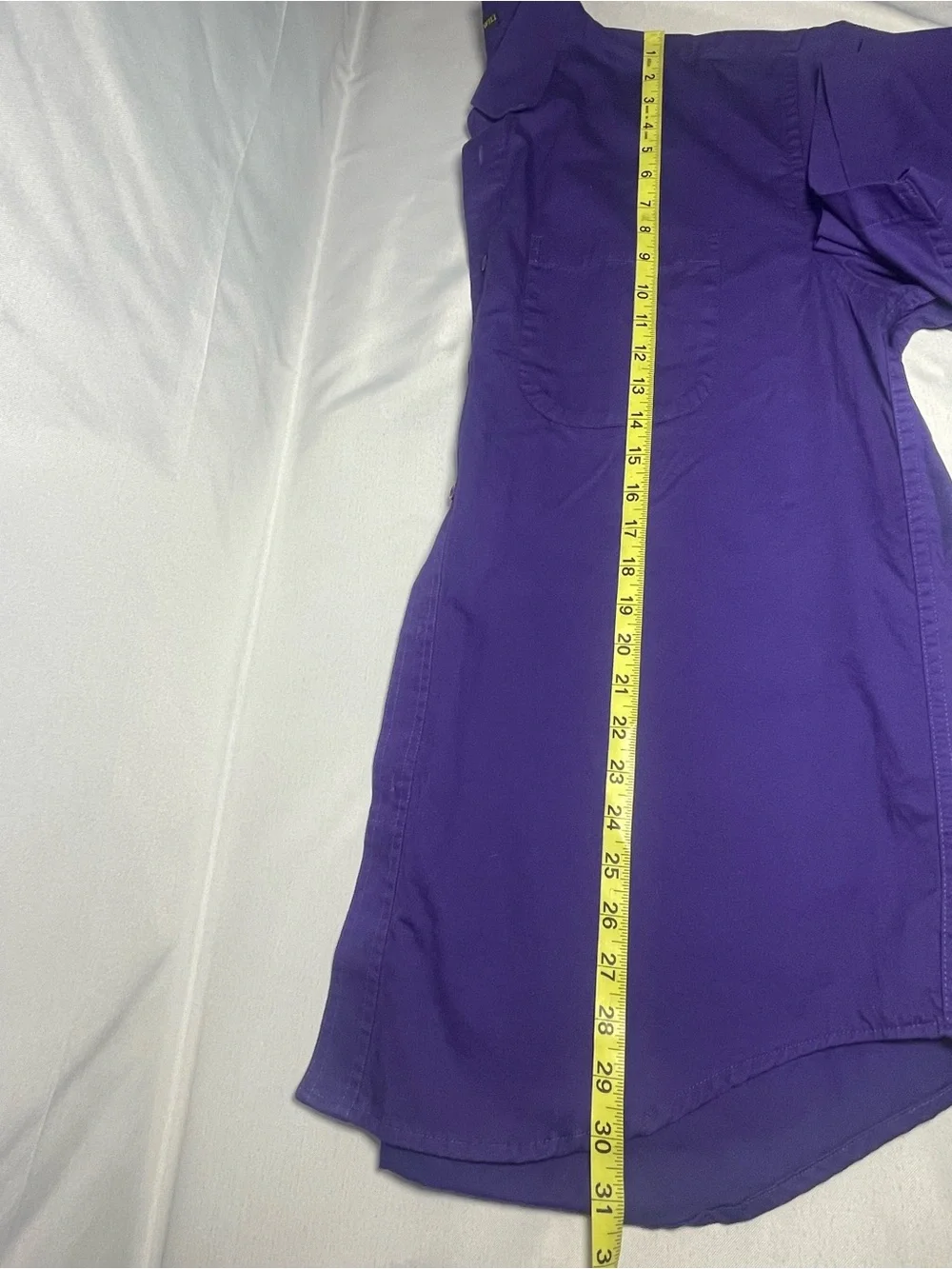 Tiger Hill Purple Button Down Shirt Large Cotton Short Sleeve Classic Fit - Picture 6 of 7